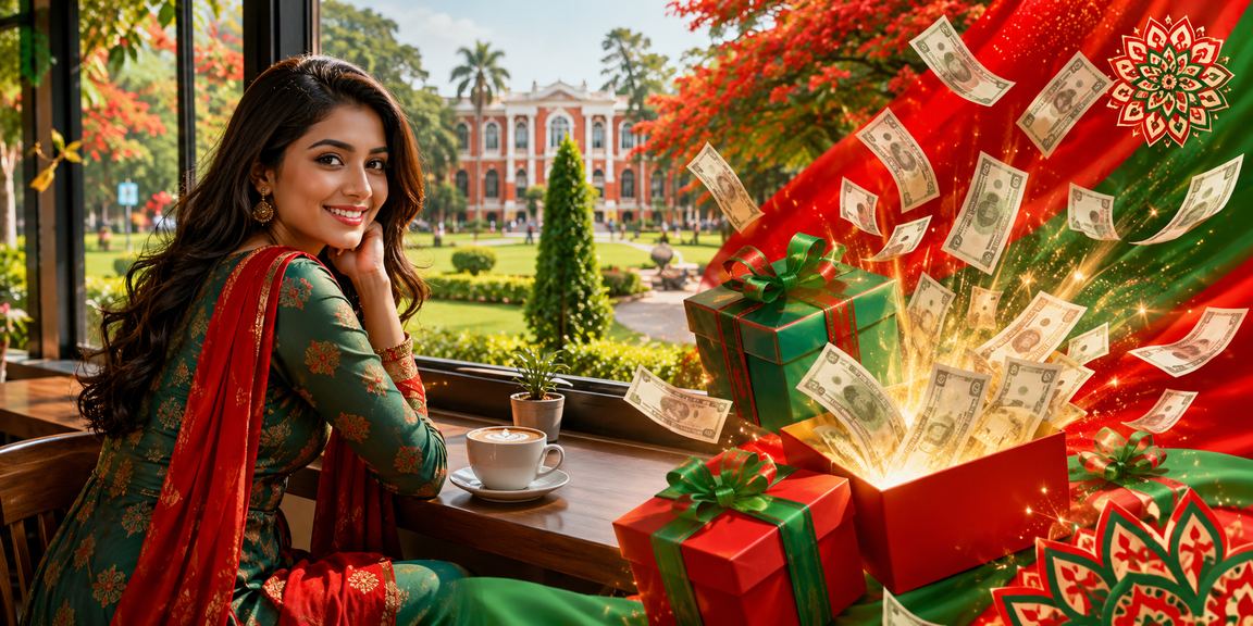 gbajee53 জ্যাকপট গেমের উত্তেজনাপূর্ণ মুহূর্ত, লাল-সবুজ আলোয় ক্যাসিনো পরিবেশ