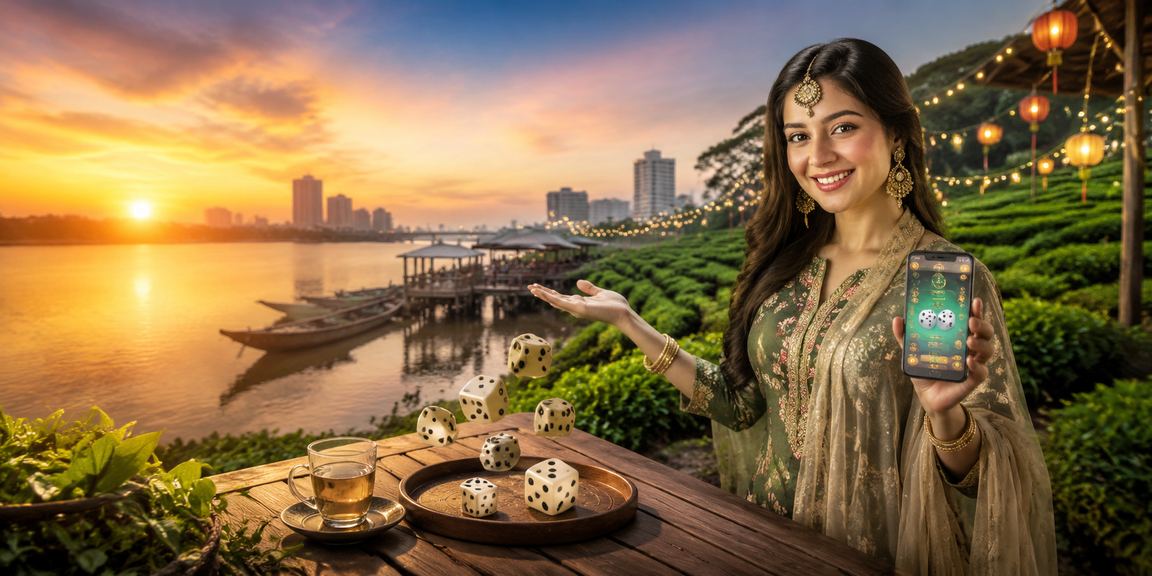 রংপুরে ঈদ উৎসবে gbajee53 ডাইস গেম উপভোগ করছেন একজন খেলোয়াড়
